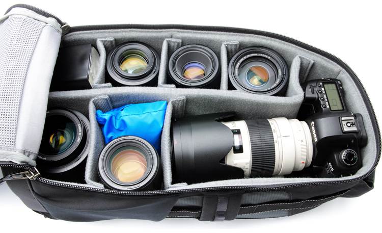 Think Tank Photo Glass Limo Carry smaller kit lenses with included dividers