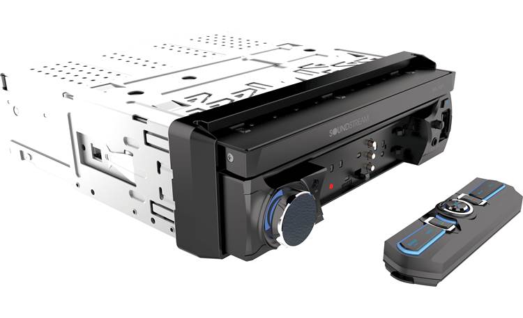 Soundstream VR-701 The detachable portion of the faceplate helps protect your investment