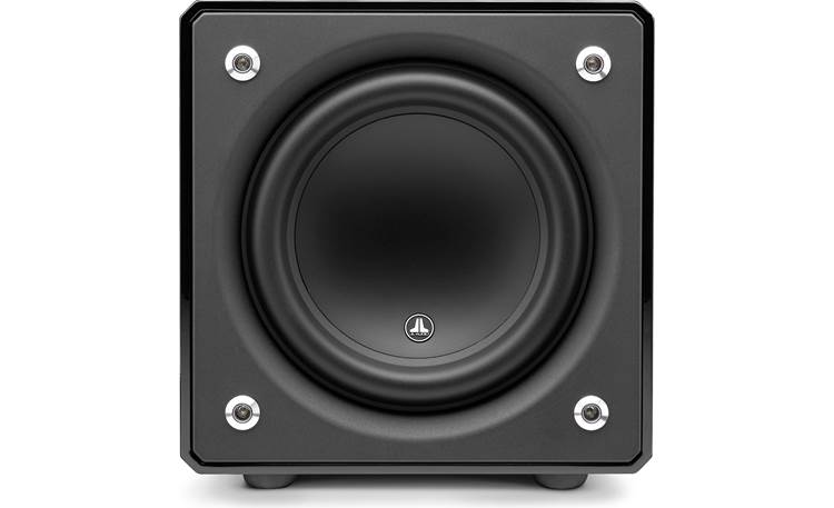 JL Audio E-Sub e110 Direct front view with grille removed