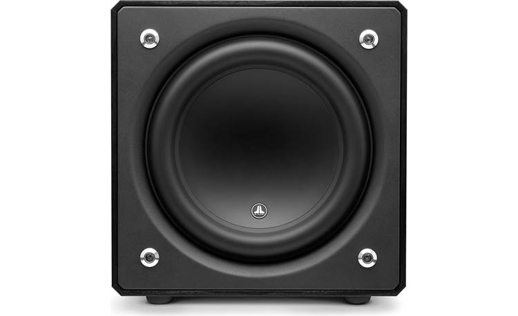 JL Audio E-Sub e112 Direct front view with grille removed