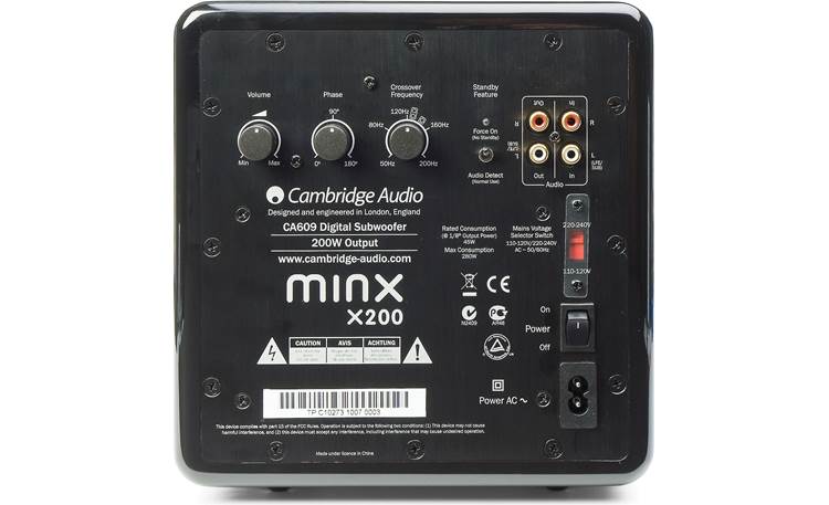 Cambridge Audio Minx X200 Back