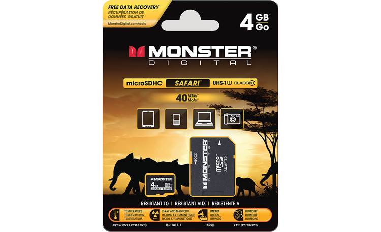 Monster Digital Safari Shown with packaging material