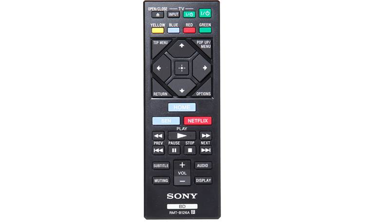 Sony BDP-S6200 Remote