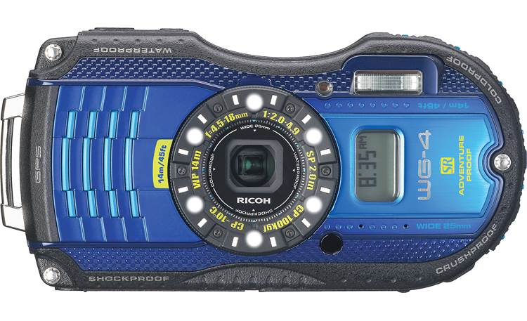 Ricoh WG-4 GPS LED lights around the lens illuminate close-up photographs