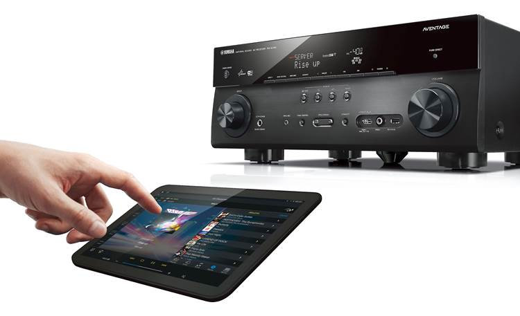 Yamaha AVENTAGE RX-A740 Use your tablet to play music wirelessly from a computer or NAS