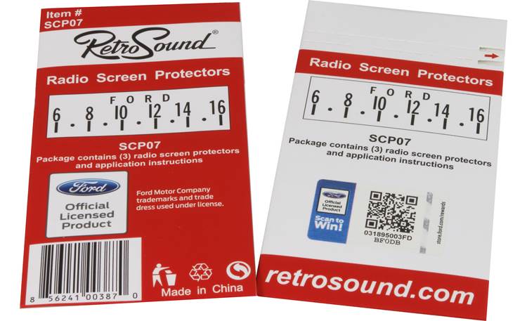 RetroSound SCP-07 Vintage Dial Screen Overlays Front