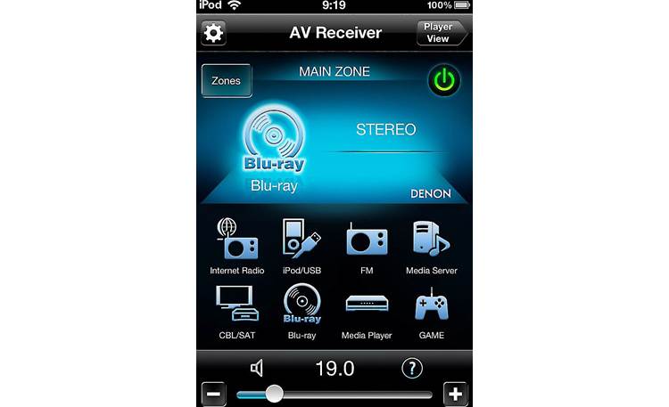 Denon AVR-S900W Denon's free remote app for Apple and Android