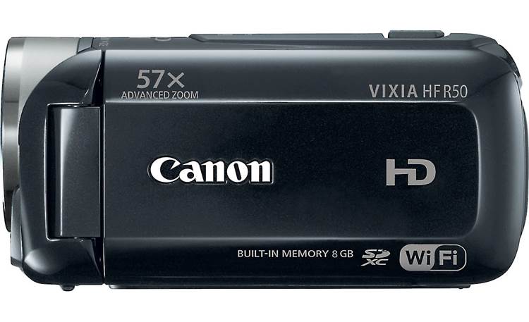 Canon VIXIA HF R50 Left side view without battery