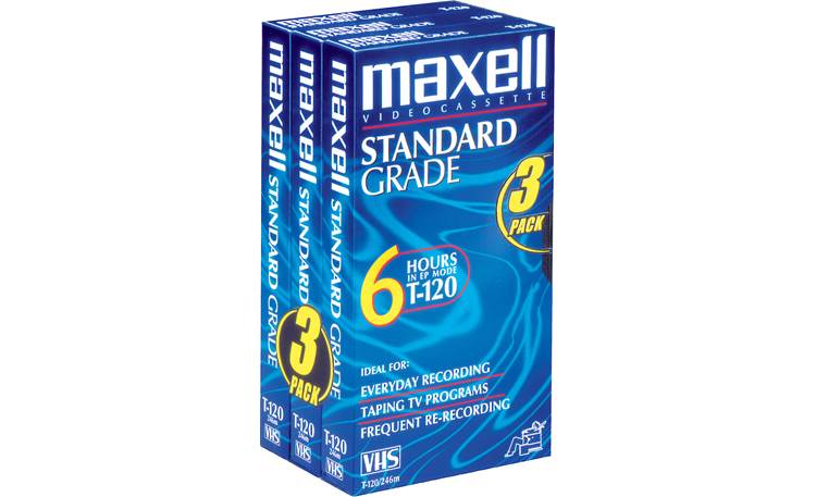 Maxell STD T-120 Standard-Grade VHS Tape Front