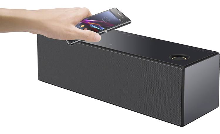 Sony SRS-X9 NFC touch pairing with compatible phone (not included)
