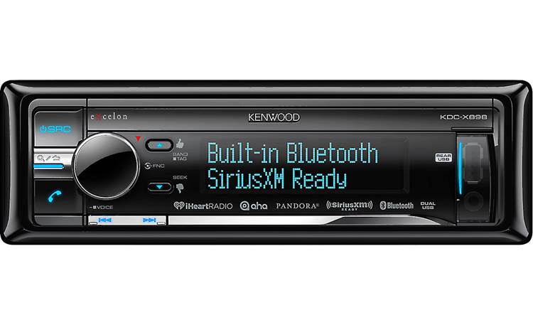Kenwood Excelon KDC-X898 Kenwood's KDC-X898 CD receiver offers Bluetooth® for hands-free calling and audio streaming