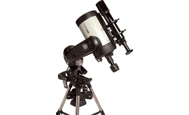 Celestron HD Pro Wedge Shown in use with the CPC Deluxe 1100 HD telescope (not included)