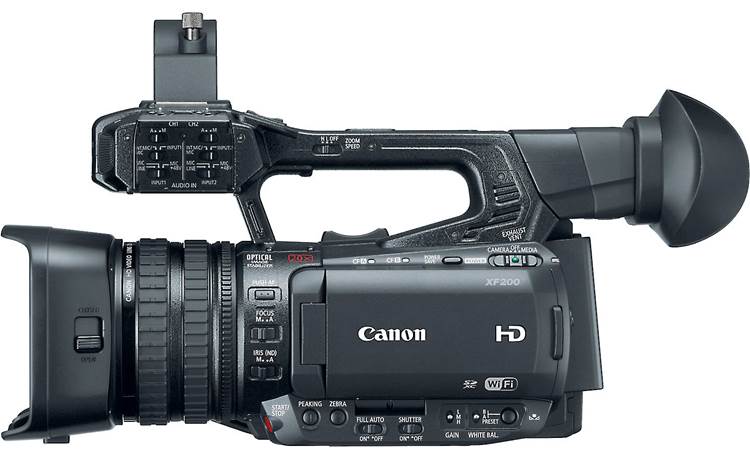 Canon XF-200 Easy access to controls