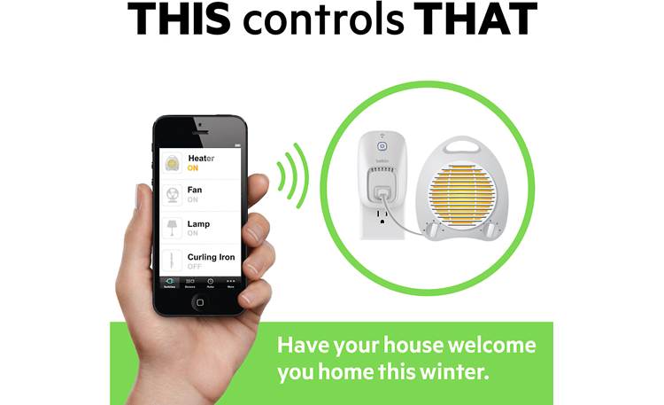 Belkin Wemo® Switch + Motion Kit Anything you can plug in, you can control with your smart phone or tablet