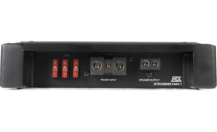 MTX XTHUNDER1500.1 Power and output connection panel