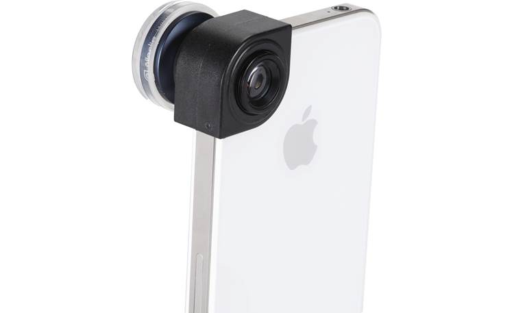 Olloclip 4-in-1 Lens for iPhone® 4/4S Shown attached to phone