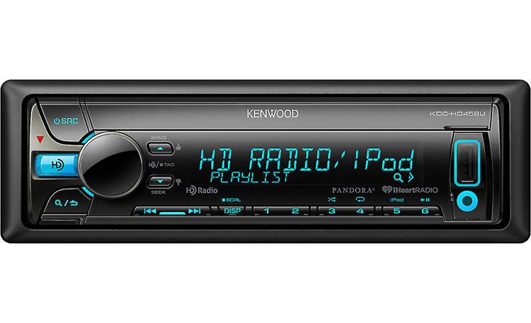 Kenwood KDC-HD458U Enjoy crystal-clear HD radio, CDs, or WAV, WMA, and MP3 music files using the USB port