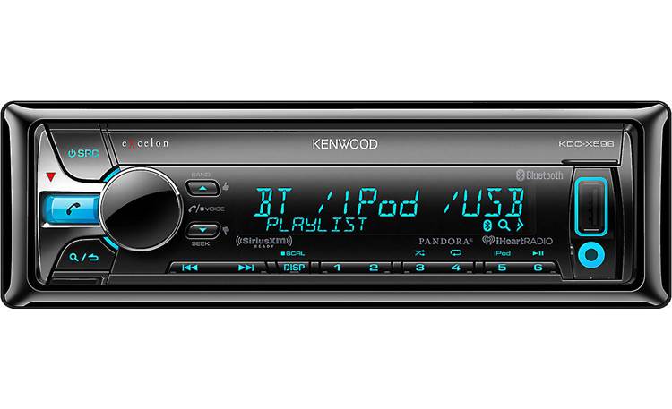 Kenwood Excelon KDC-X598 Enjoy hands-free calling and audio streaming using the built-in Bluetooth technology