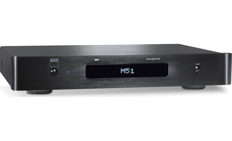 NAD Masters Series M51 Angled front view (Black)
