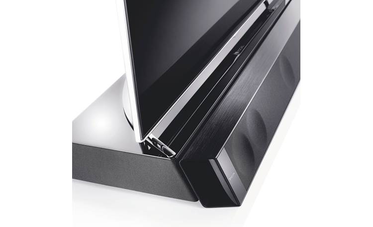 Focal Dimension System Sound bar sits in front of the subwoofer