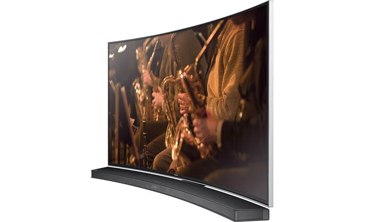 Samsung HW-H7500 Sound bar's shape matches Samsung's curved TVs (TV not included)