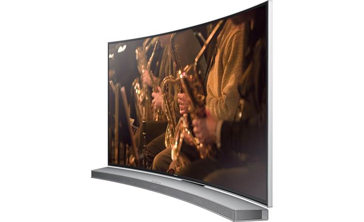 Samsung HW-H7501 Sound bar's shape matches Samsung's curved TVs (TV not included)