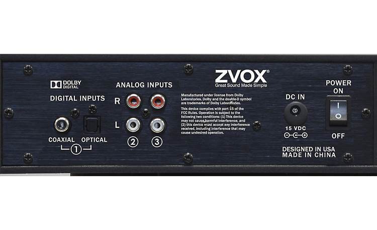 ZVOX SoundBase 350 Back