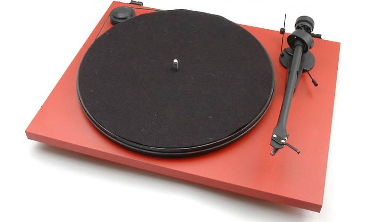 Pro-Ject Essential II Phono USB Matte Red (dust cover included, not shown)