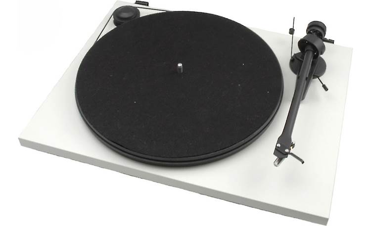 Pro-Ject Essential II Phono USB Matte White (dust cover included, not shown)