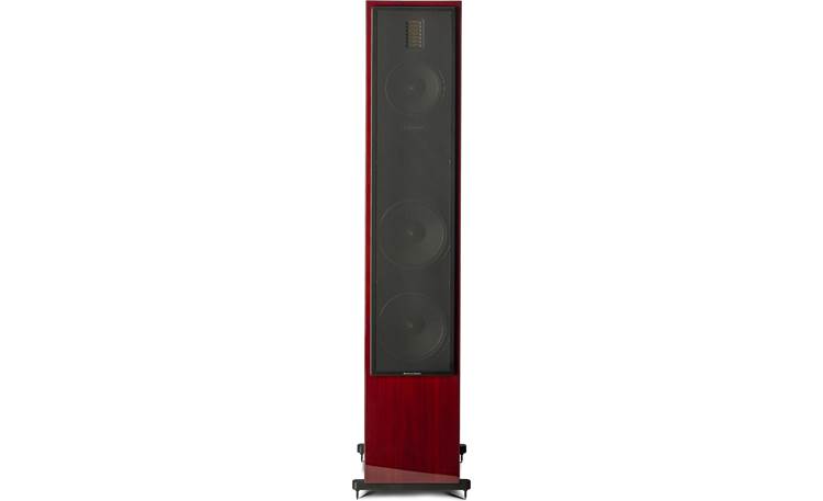 MartinLogan Motion® 60XT Direct front view with grille on (Gloss Black Cherrywood)
