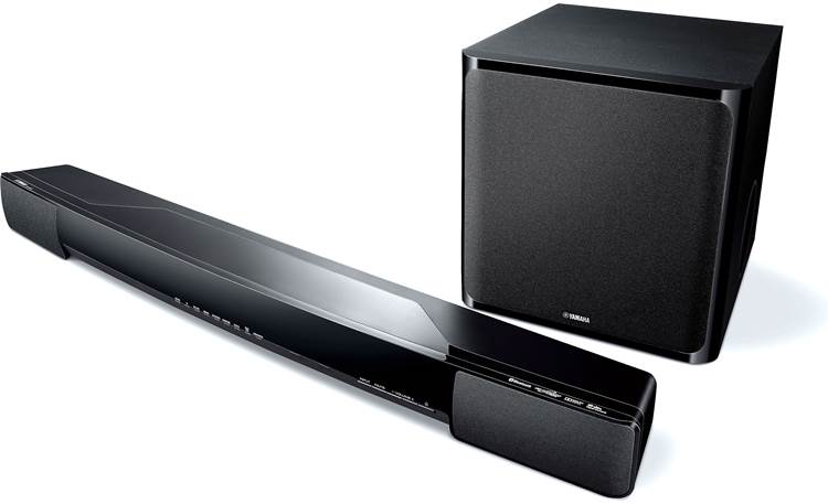 Yamaha YAS-203 Sound bar features piano black finish