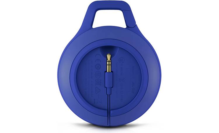 JBL Clip Connected aux cable is housed in the removable back panel