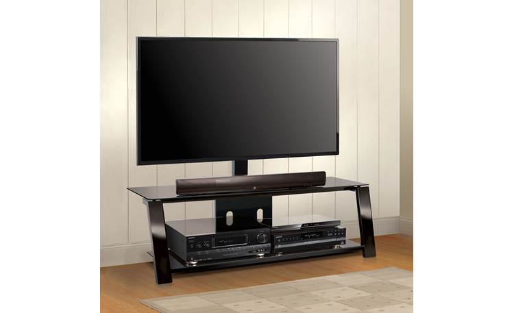 Bell'O TP4452 Triple Play™ Using the TP4452's rear mounting frame (TV, sound bar, and components not included)