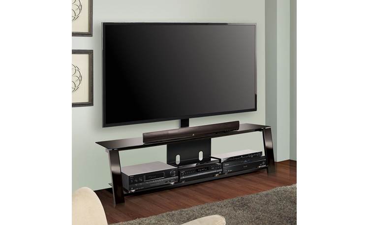 Bell'O TP4463 Triple Play™ Using the TP4463's rear mounting frame (TV, sound bar, and components not included)