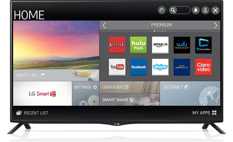 LG 40UB8000 Easy access to web apps
