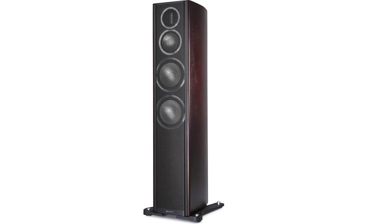Monitor Audio Gold GX300 Shown with grille attached (Dark Walnut)