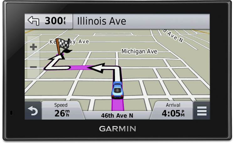 Garmin nüvi® 2589LMT See your route ahead of time