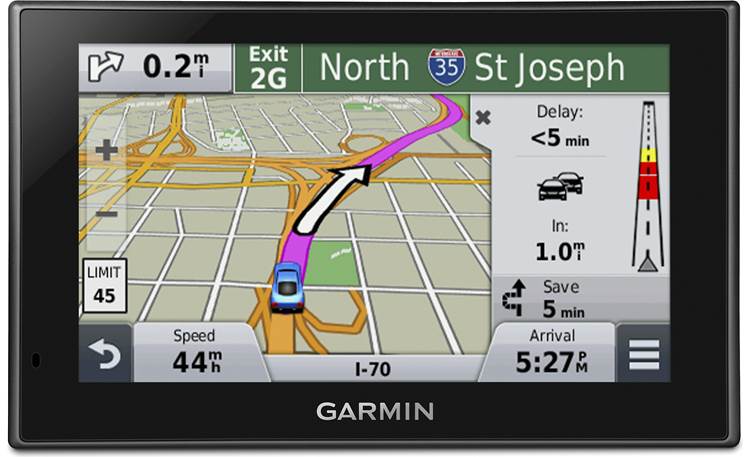 Garmin nüvi® 2589LMT Garmin Traffic alerts you to possible delays