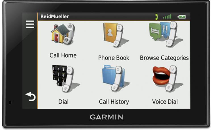 Garmin nüvi® 2589LMT Use your phone without your hands