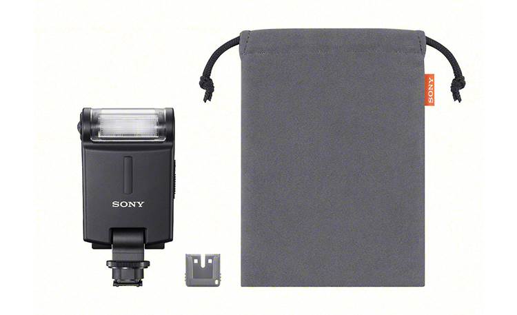 Sony HVL-F20M Shown with included accessories
