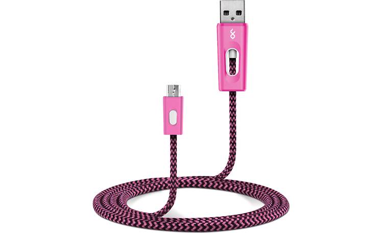 BlueFlame 1 Meter USB-to-Micro-USB charging cable Pink