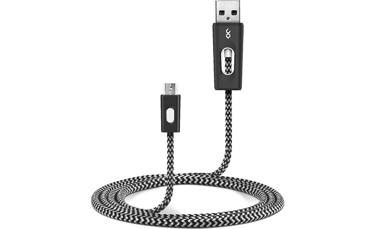 BlueFlame 1 Meter USB-to-Micro-USB charging cable Black