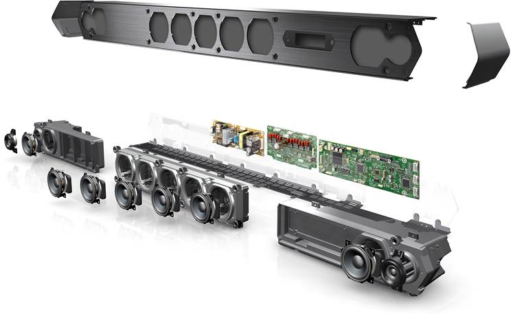 Sony HT-ST5 Exploded view (sound bar)