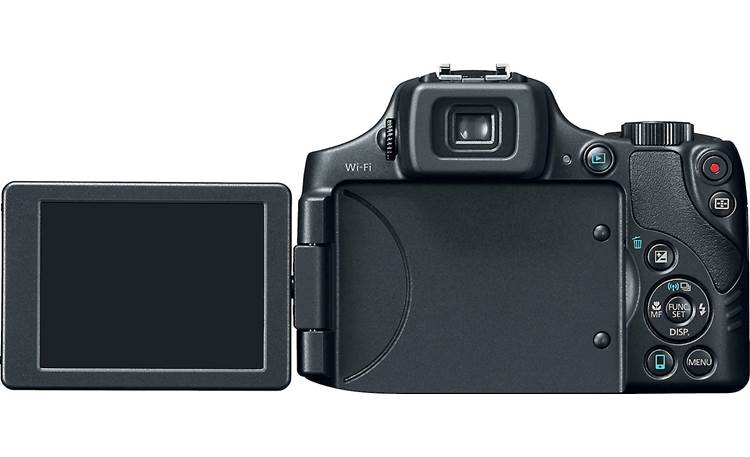 Canon PowerShot SX60 HS Vari-angle LCD screen helps frame and review shots