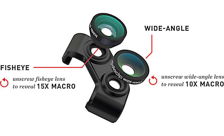 Olloclip 4-in-1 Lens for Galaxy S5 Switch between lens options quickly and easily