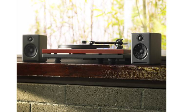 Audioengine A2+ Use the A2+ with a phono preamp-equipped turntable for great sound with your vinyl records