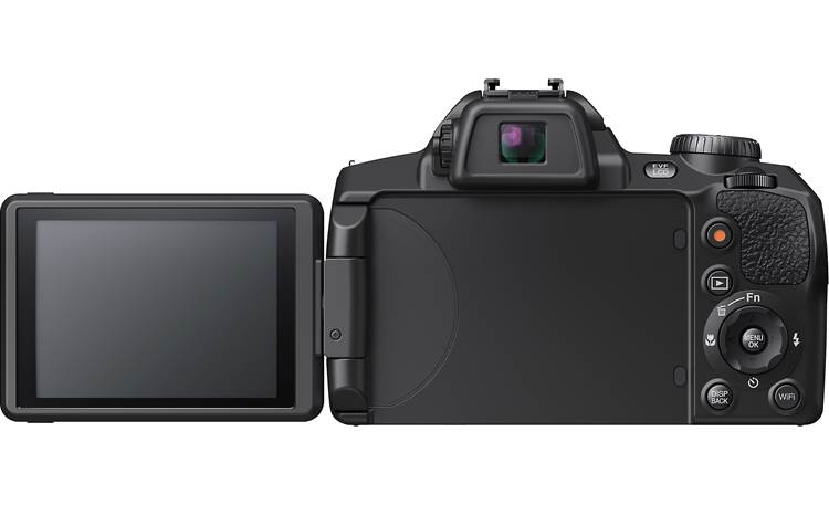 Fujifilm FinePix S1 Back with flip-out monitor
