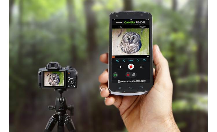 Fujifilm FinePix S1 Use your smartphone as a remote