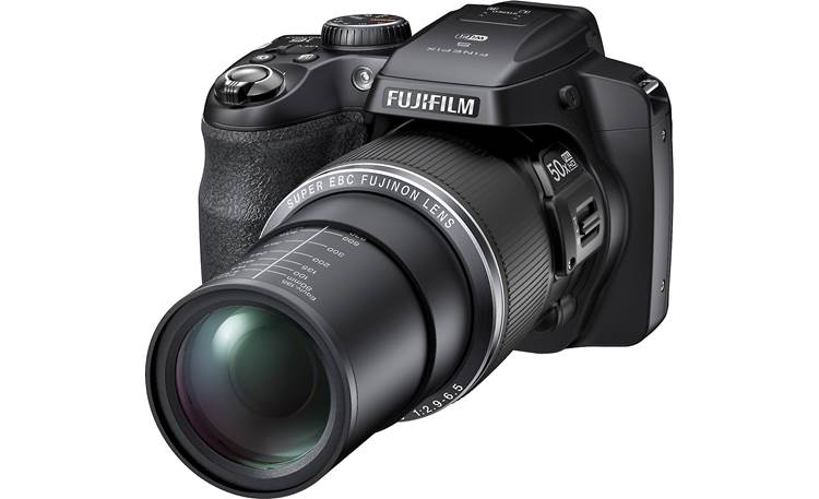 Fujifilm FinePix S9400W With 50X optical zoom lens extended