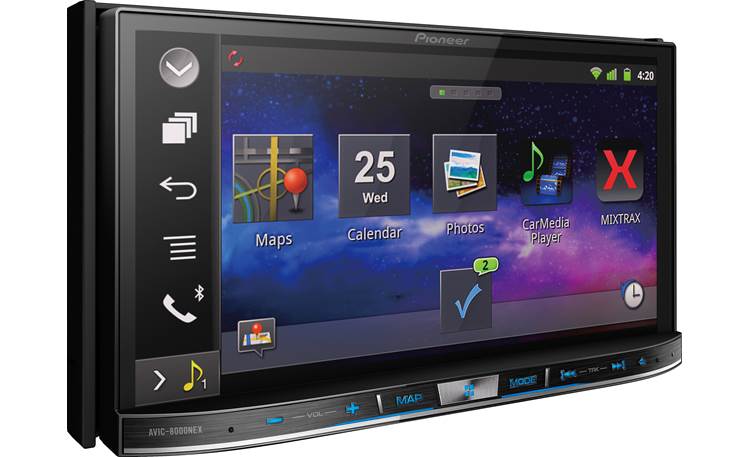Pioneer AVIC-8000NEX Pioneer's AppRadio mode puts road-ready apps in your dash